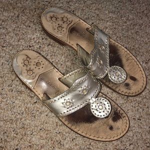 AUTHENTIC platinum Jack Rogers